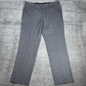 J.Crew‎ Ludlow Pants Men's 38x32 Gray Classic Fit Stretch 4 Season Wool Blend